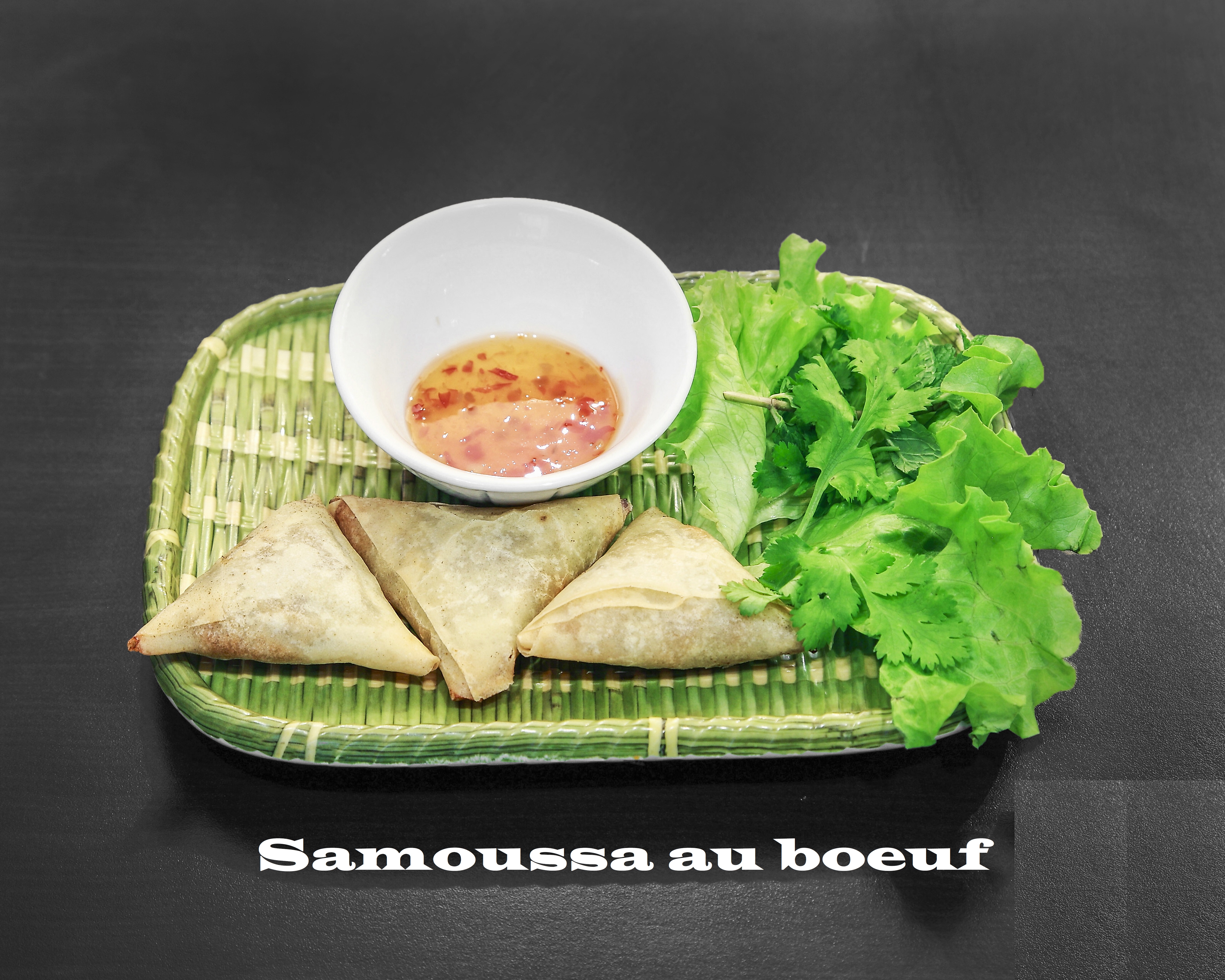 Samoussa au boeuf